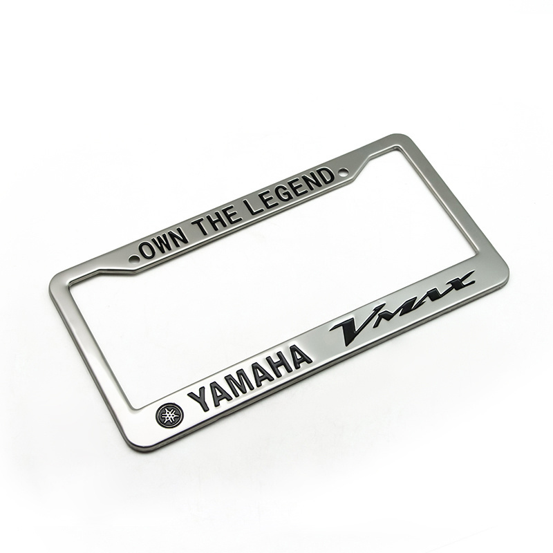 American standard customized classic stainless steel customized license plate cover