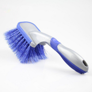 Car tire brush Blue black soft brush double stranded car rim wheels scrub Car cleaning tool brush