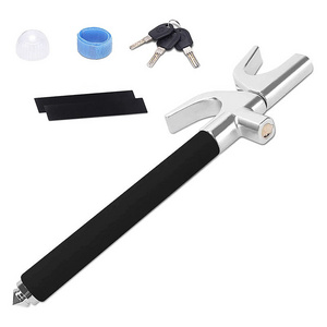 With two keys steering wheel lock car steering wheel security lock