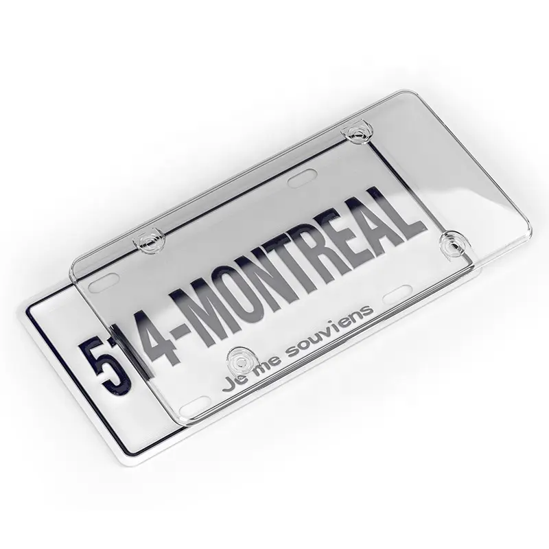 American size General Motors license plate cover is not easy to break. License plate holder cover plastic