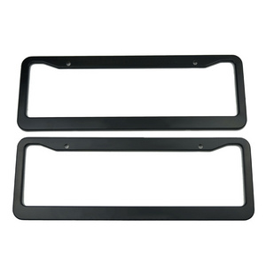 Hot-selling European standard size can be customized for the metal license plate frame of general vehicle license plate