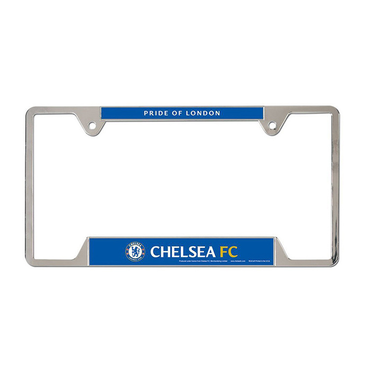 Hot-selling American size can be customized with zinc alloy automobile universal license plate frame metal license plate cover