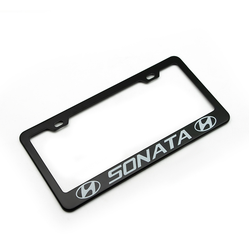 American standard customized classic stainless steel customized license plate cover