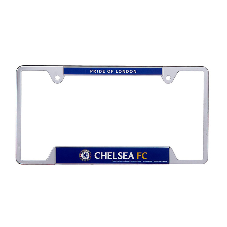 Hot-selling American size can be customized with zinc alloy automobile universal license plate frame metal license plate cover