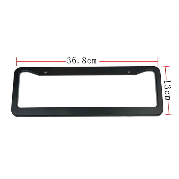 Hot-selling European standard size can be customized for the metal license plate frame of general vehicle license plate