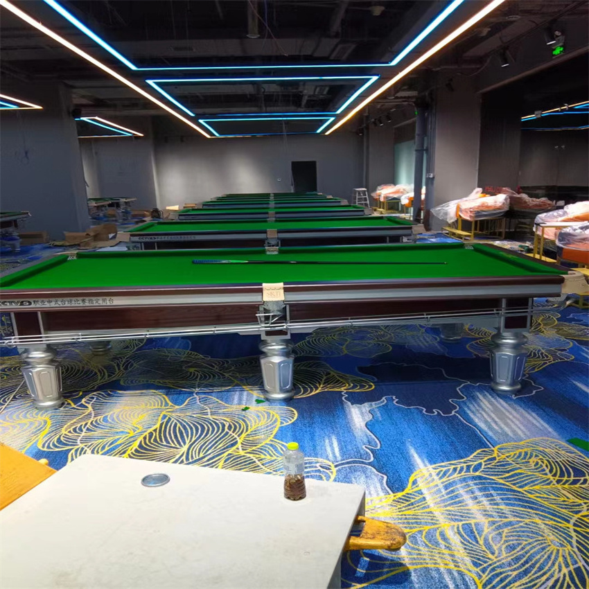 Billiards Table Standard Commercial Chinese Style American Black Eight Adult Household Indoor Marble Table Factory Direct Sales