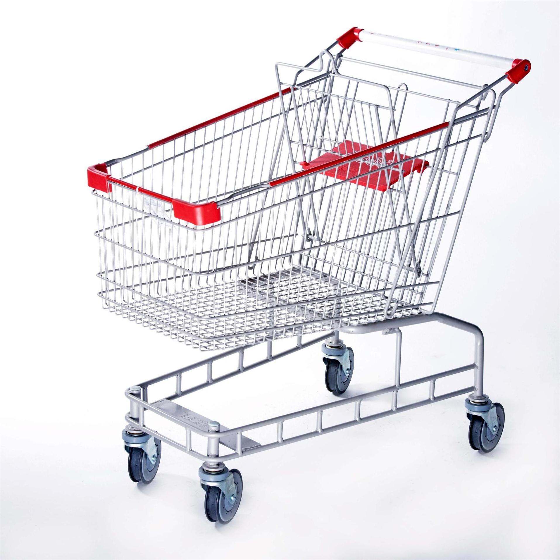 XGMT Multifunction Supermarket Shopping Metal Cart Trolley Price For Elderly