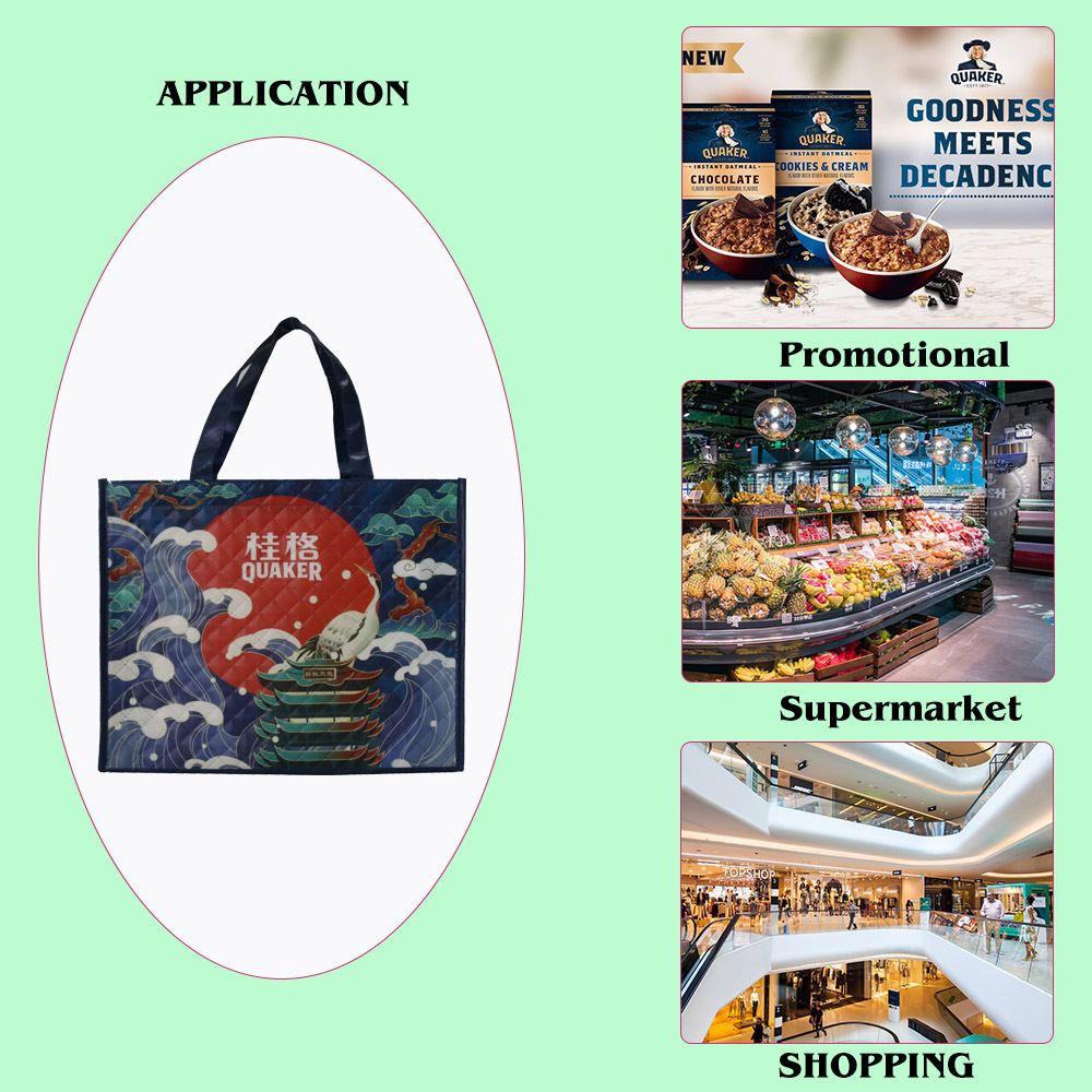 Manufacturer New Luxury Shopping Bag Recycled Eco Custom Big Non Woven Zipper Tote Bags With Logo