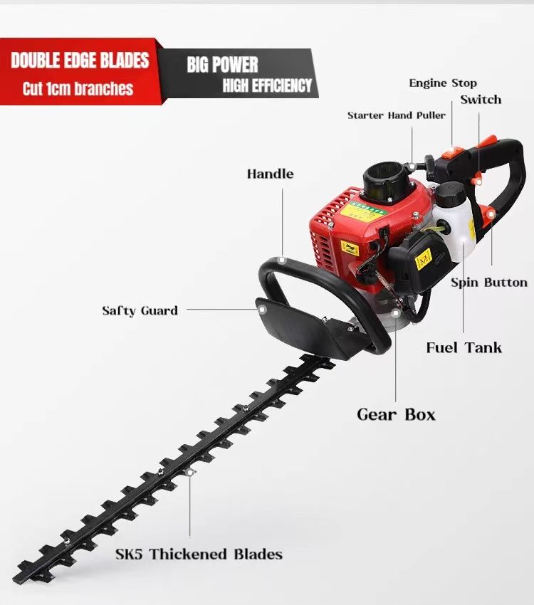 Factory Price XINGHU Gasoline 2 Stroke 22.5CC Greenbelt Cutting Cordless Hedge Trimmers