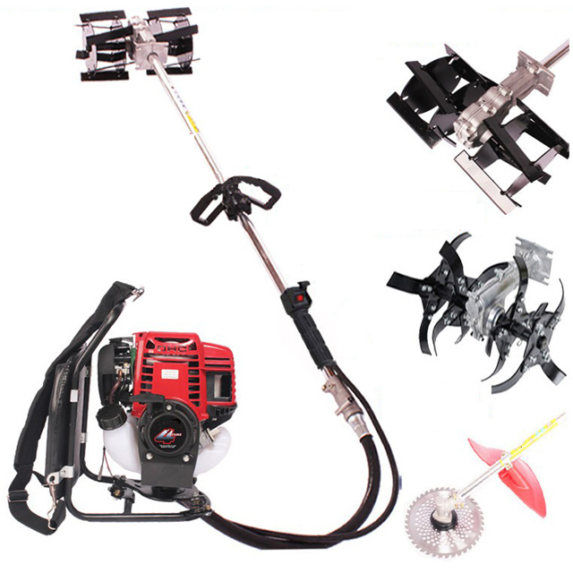 High Performance 140f engine 4 stroke Gasoline Brush Cutter backpack grass trimmer weeding machine