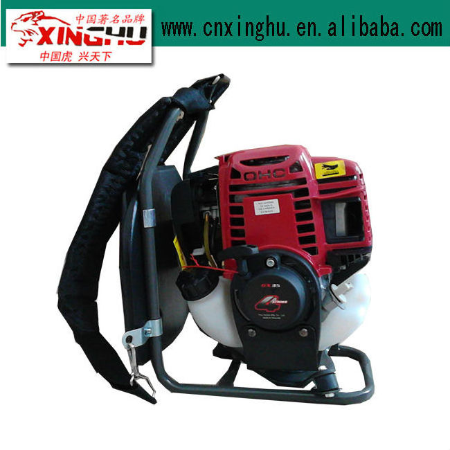 High Performance 140f engine 4 stroke Gasoline Brush Cutter backpack grass trimmer weeding machine