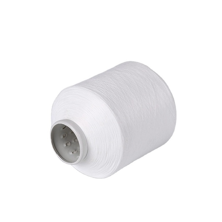 China factory wholesale polyamide full dull White DTY Nylon 6 twisted yarns for elastic cord