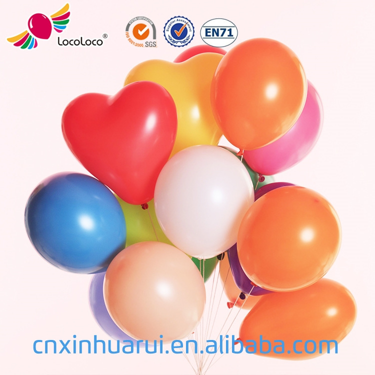 All kind of size balloons party latex free balloon cattex heart balloons