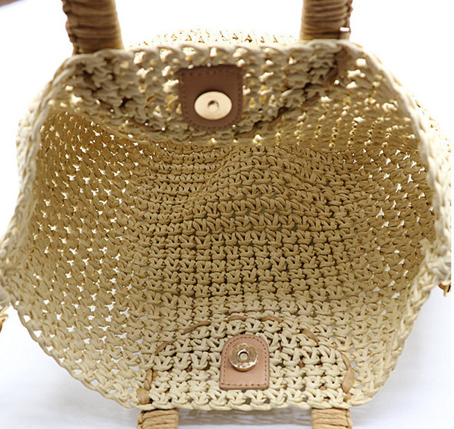 Wholesale Vintage Lady Clutch straw Tote bag Fashion  Women's shoulder bag  Women Handbags summer Straw Beach Bags