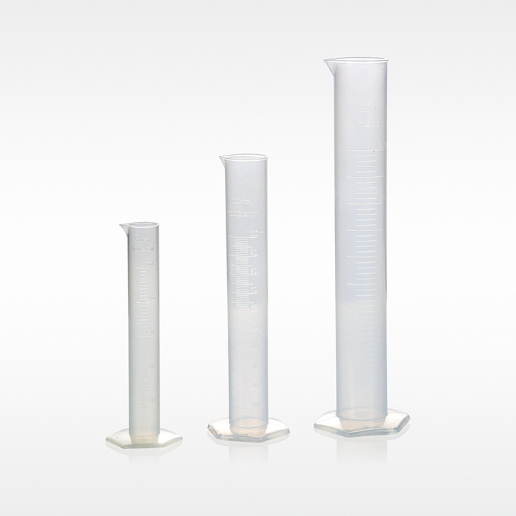 Translucent Plastic 100ml Measuring Cylinder Graduated Cylinders For Lab Supplies