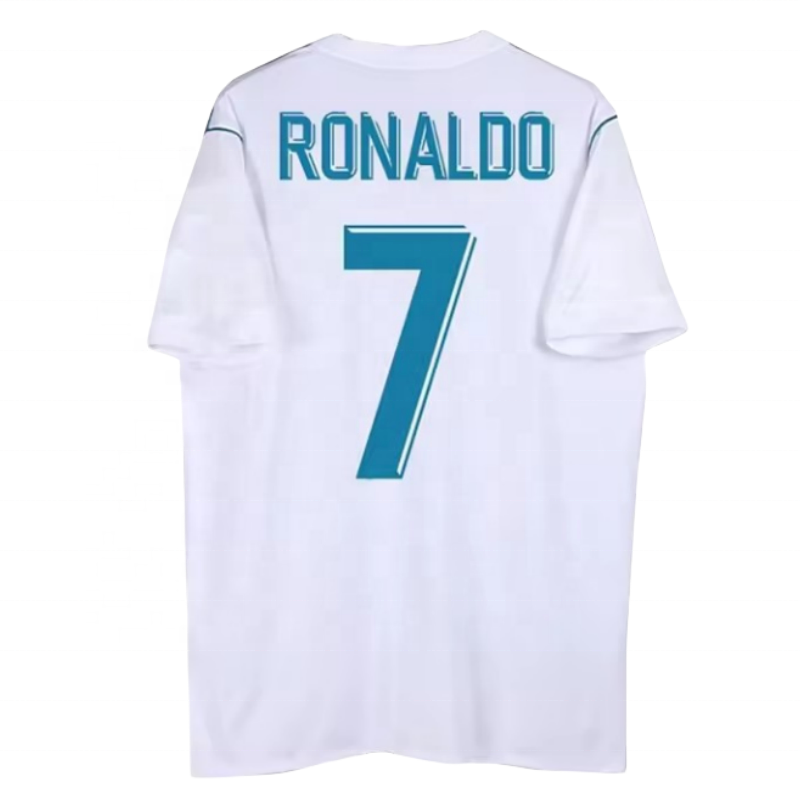 Fashionable Retro 14 15 16 17 Soccer Jerseys Ronaldo Beckham Vnistelrooy classic vintage Real Football Shirt