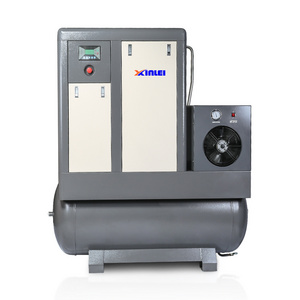 XLAMTD10A-J67 IP55 single stage screw air compressors with IP55 motor air tank air dryer