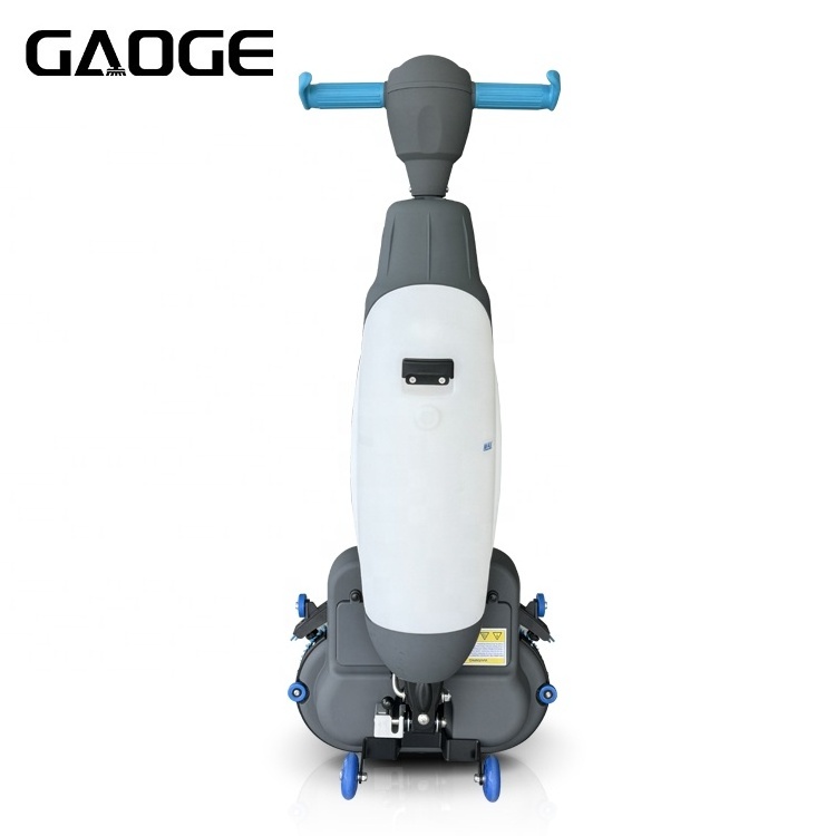 Gaoge GA02 DC-36V Li-ion Battery Copper Motor Industrial Floor Washing Equip Hand Push Walk Behind Auto Floor Scrubber