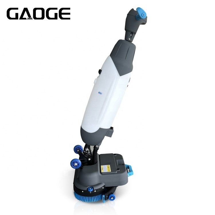 Gaoge GA02 DC-36V Li-ion Battery Copper Motor Industrial Floor Washing Equip Hand Push Walk Behind Auto Floor Scrubber