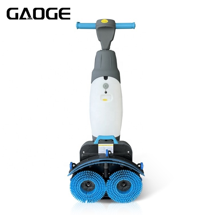 Gaoge GA02 Carpet Ceramic Floor Washer Hand Hold Mini 3.5L/4.5L Walk Behind Household Floor Scrubber With Li-Ion Battery