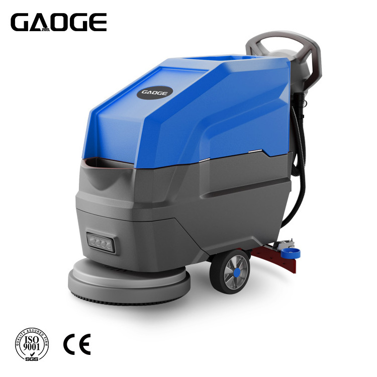 Gaoge Factory F530 Commercial Ceramic Marble Epoxy 55/60L Hand Push Floor Washing Machine Floor Scrubber Cleaning Vacuum