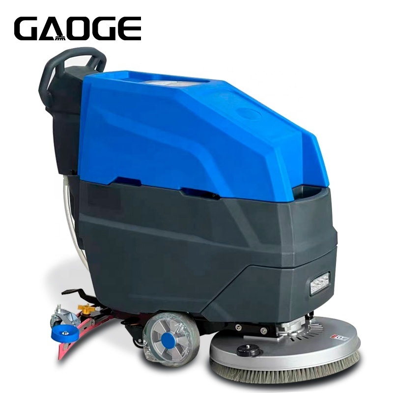 Gaoge Factory F530 Commercial Ceramic Marble Epoxy 55/60L Hand Push Floor Washing Machine Floor Scrubber Cleaning Vacuum