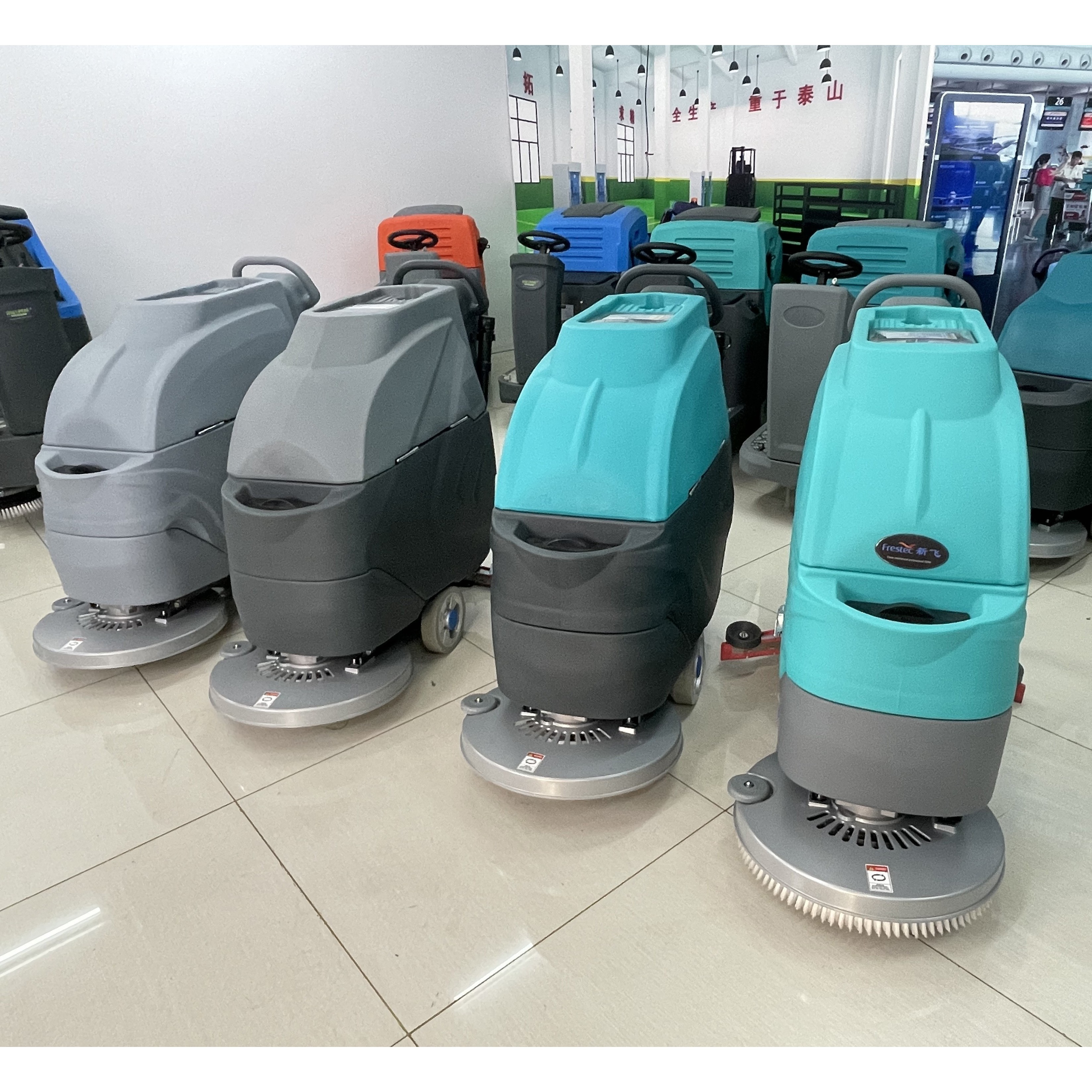 Gaoge Model A1 Hand Push Floor Scrubber With CE Certificate 120BAR 510/780MM 55/60L 180RPM 1150W Industrial Cleaning Equipment