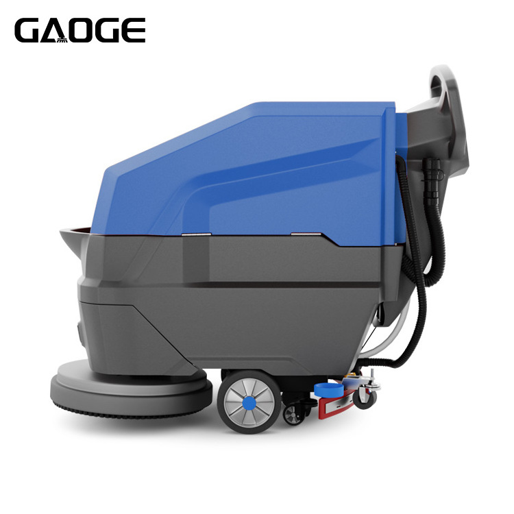 Gaoge Factory F530 Commercial Ceramic Marble Epoxy 55/60L Hand Push Floor Washing Machine Floor Scrubber Cleaning Vacuum