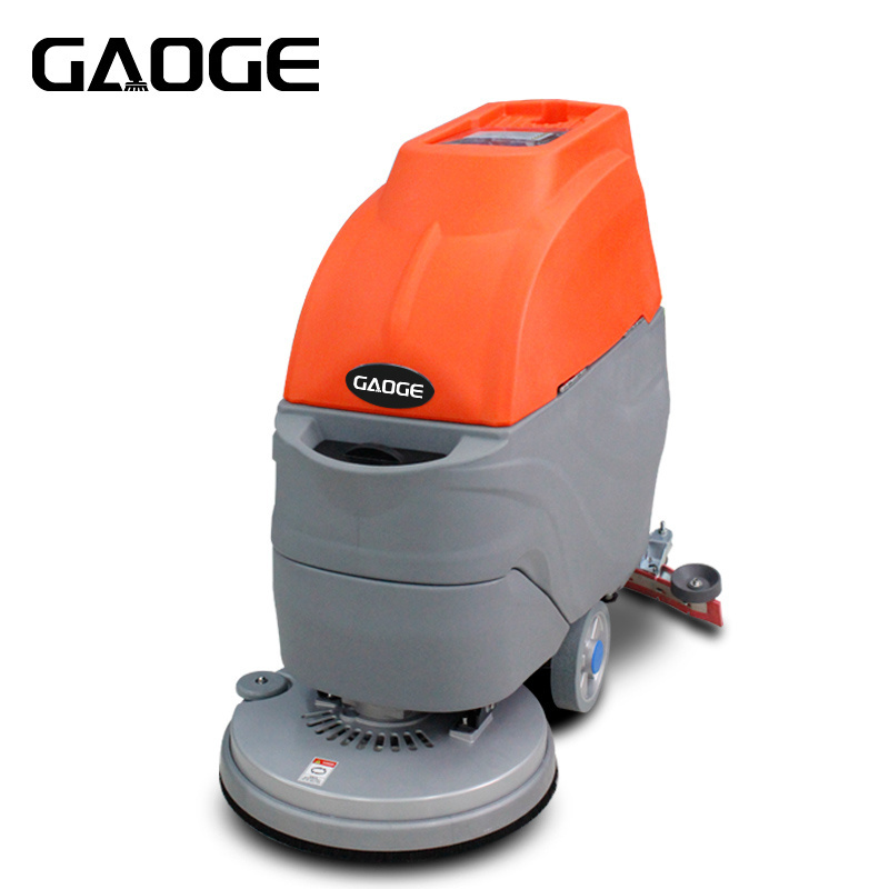 Gaoge Model A1 Hand Push Floor Scrubber With CE Certificate 120BAR 510/780MM 55/60L 180RPM 1150W Industrial Cleaning Equipment