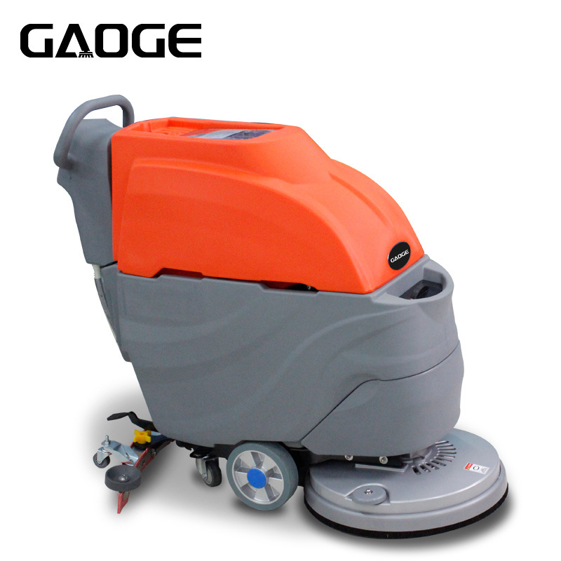 Gaoge Model A1 Hand Push Floor Scrubber With CE Certificate 120BAR 510/780MM 55/60L 180RPM 1150W Industrial Cleaning Equipment