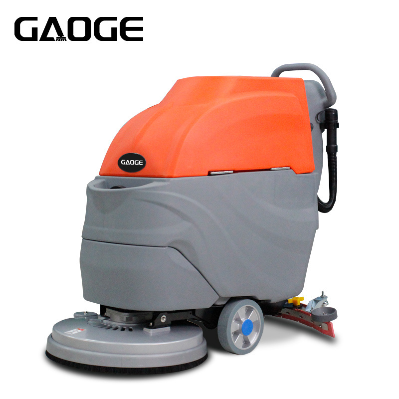 Gaoge Model A1 Hand Push Floor Scrubber With CE Certificate 120BAR 510/780MM 55/60L 180RPM 1150W Industrial Cleaning Equipment