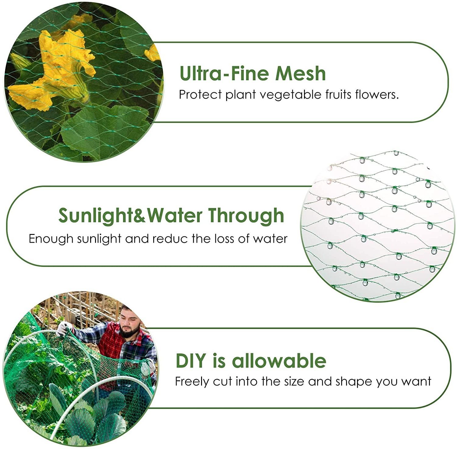 Garden net bird protection garden fruit trees breeding purse Seine trellis netting garden netting