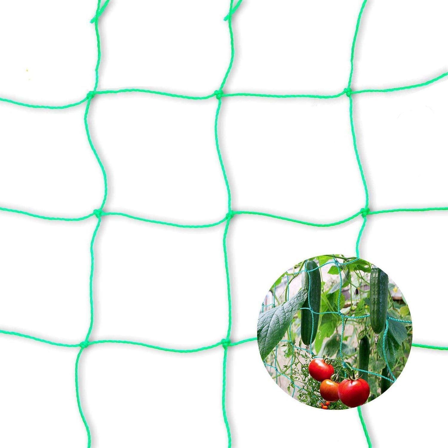 100 virgin material Plastic trellis plant climbing support net for cucumber vine Pea Bean netting