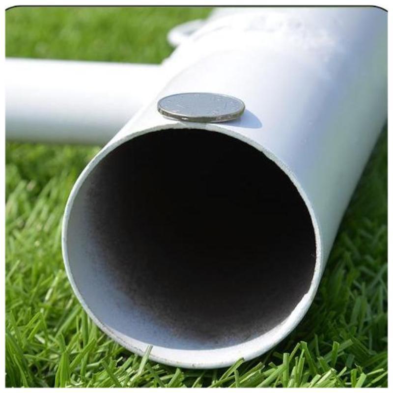 Hot sale high quality white  metal football  soccer goal