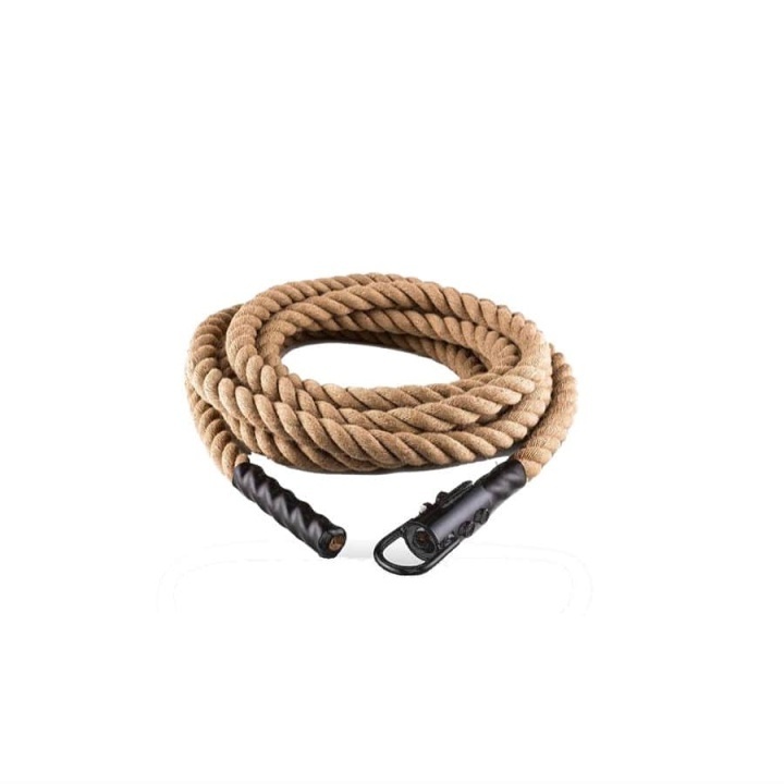 Factory Fitness Hemp Battle Rope With Hook 9m 12m 15m Dia 38mm 50mm Cross Fit Cardio Training Gym Power Jump Climbing Rope