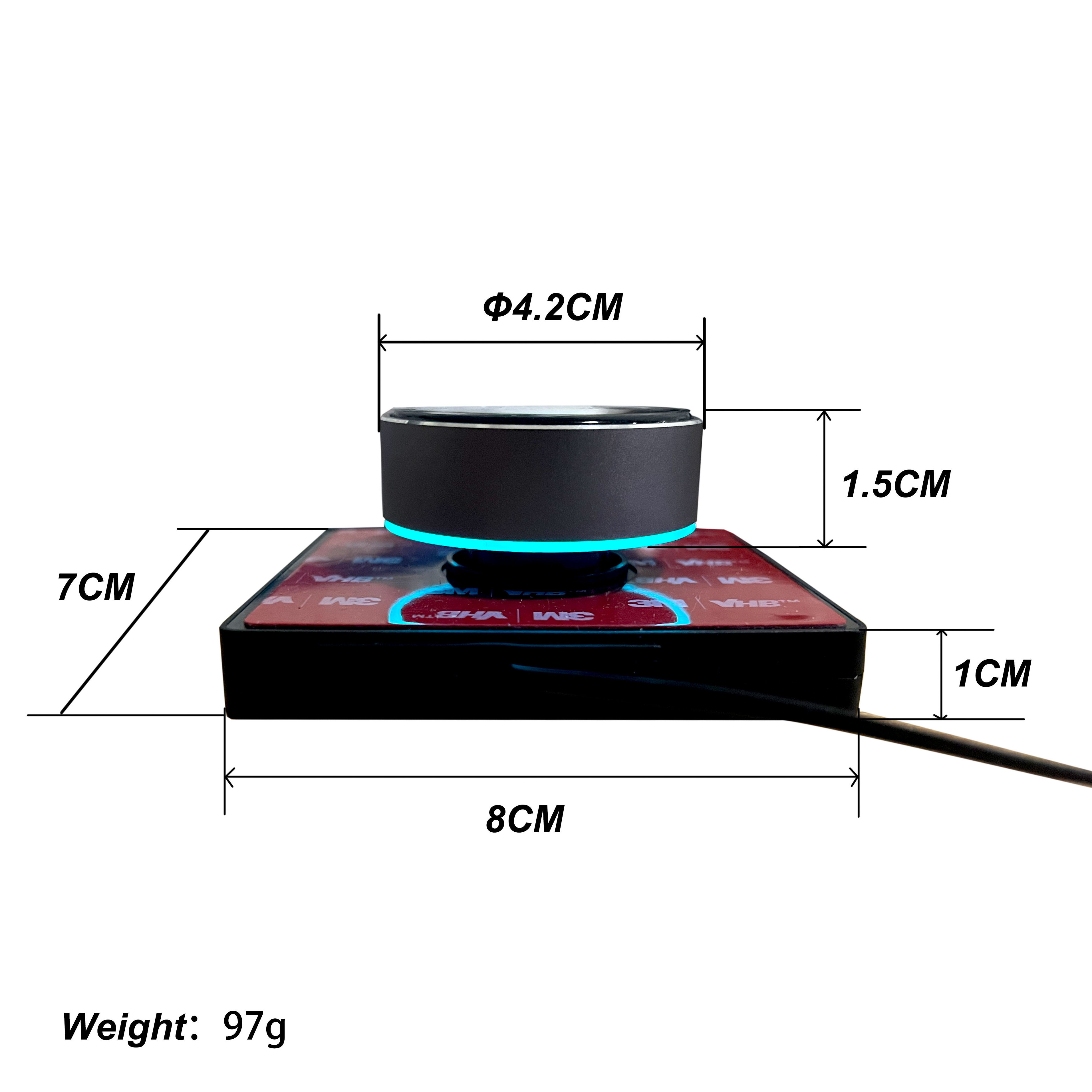 12V/24V 5A 60W Led Light Mirror Touch Rotating Knob Screen Sensor Switch For Bathroom