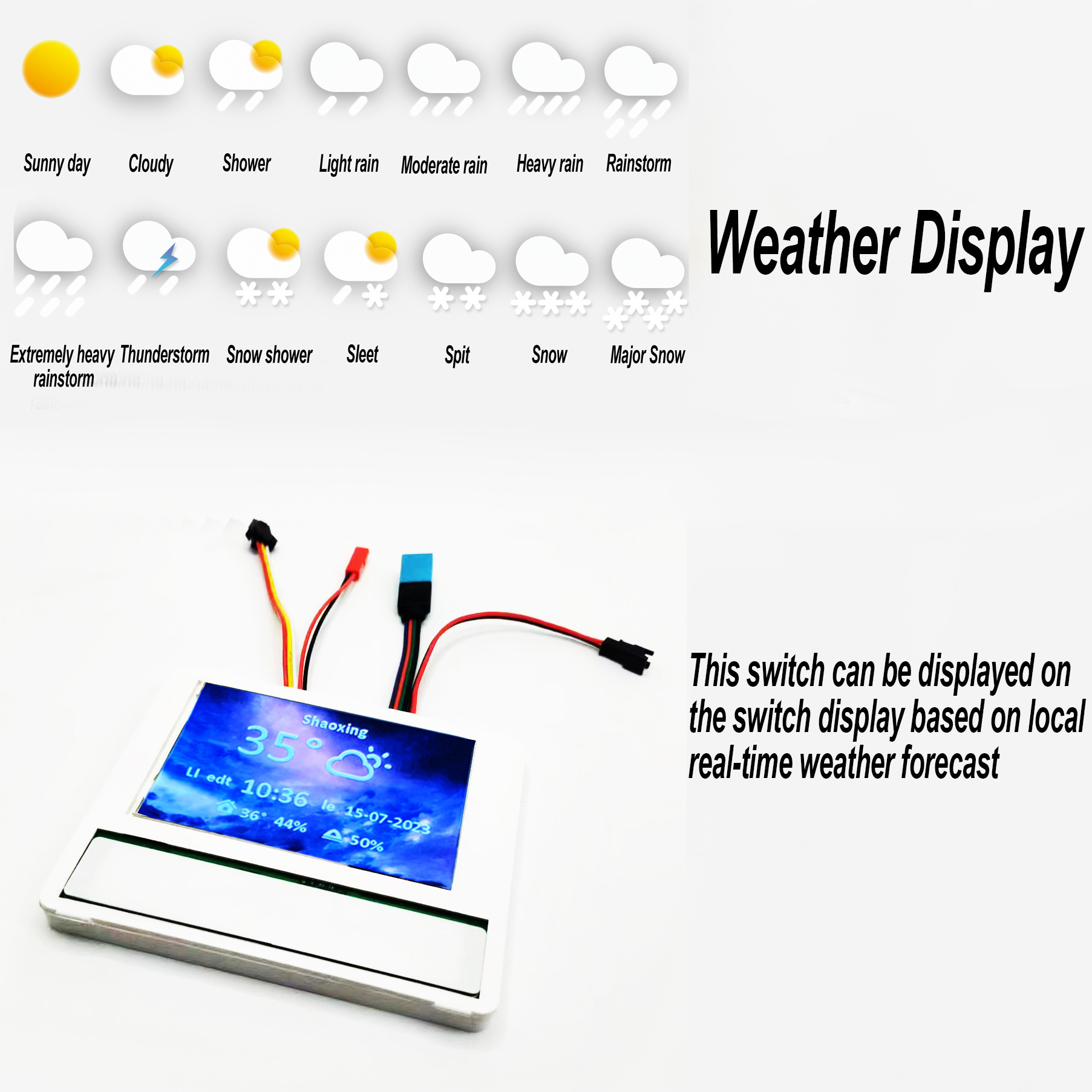 DC12V Defogger Bluetooth Time Temperature Display Led Capacitive Touch Sensor Defogger cct 3 Lights Touch Switch For Mirror