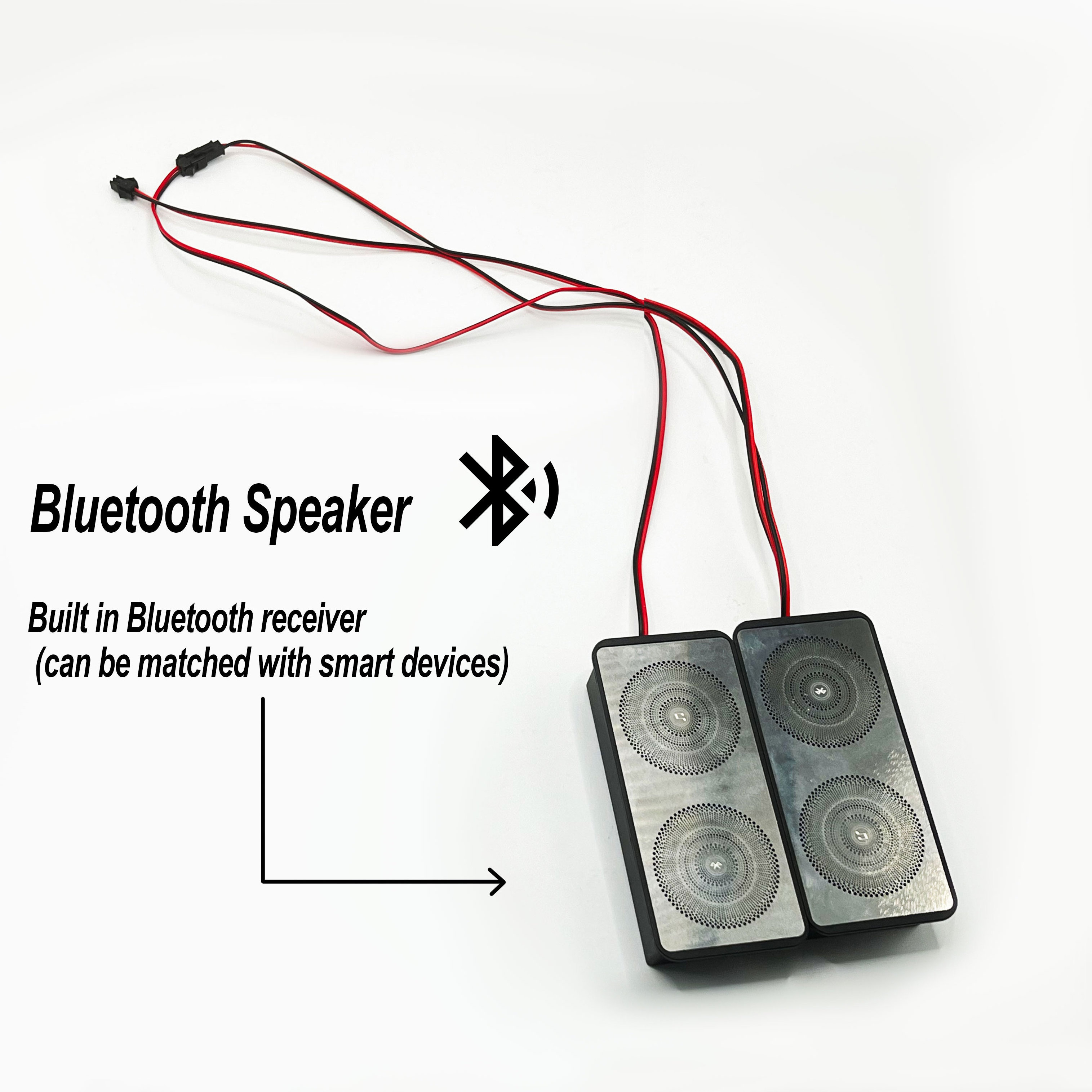 5A 12V 60W Bluetooth Music Player Double Button Touch Sensor LED Dimmer Mirror touch switch with speaker