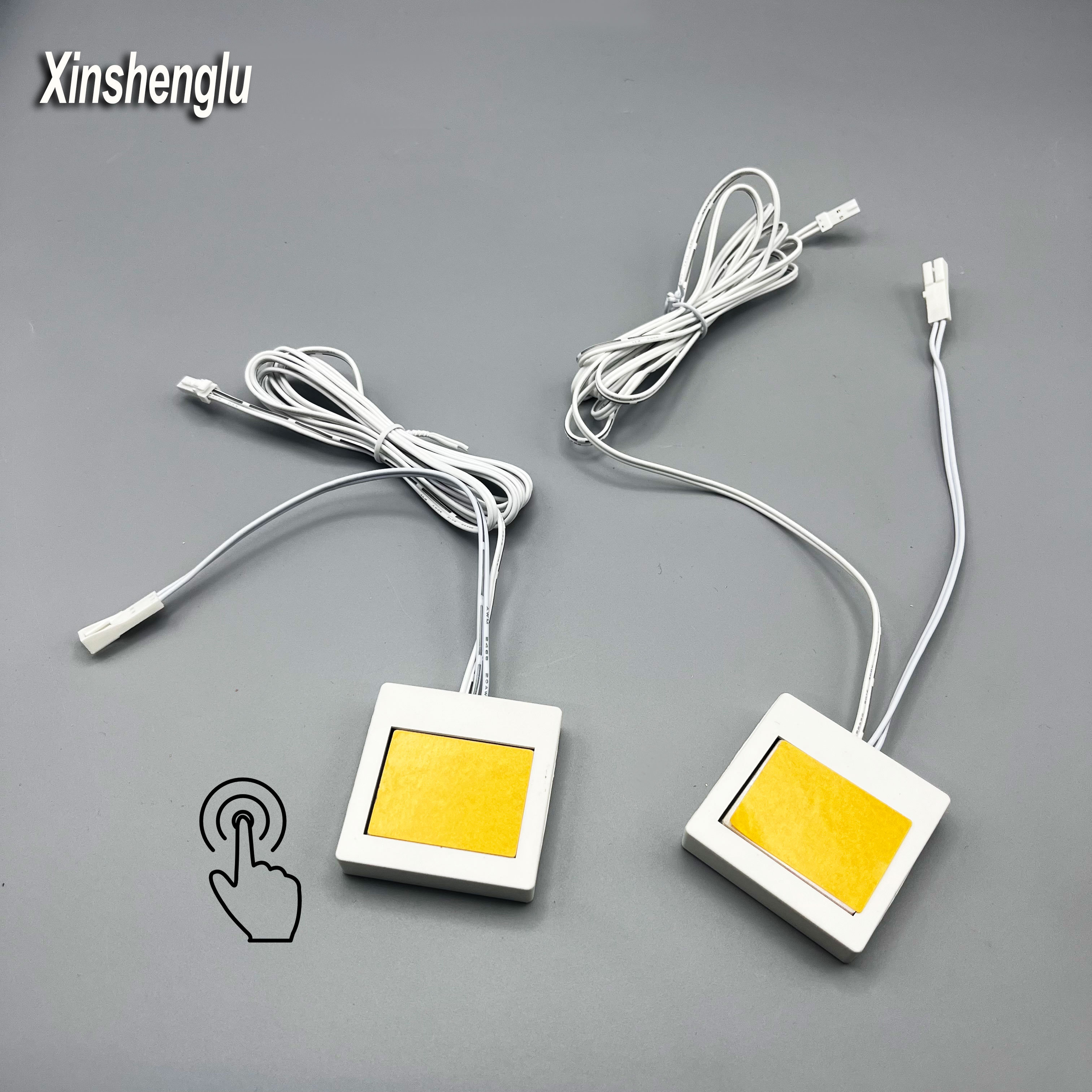 2cm Partition Wood Cabinet Light Smart Led Dimmer Kitchen Control Led Touch inductive Led Light Sensor Switch