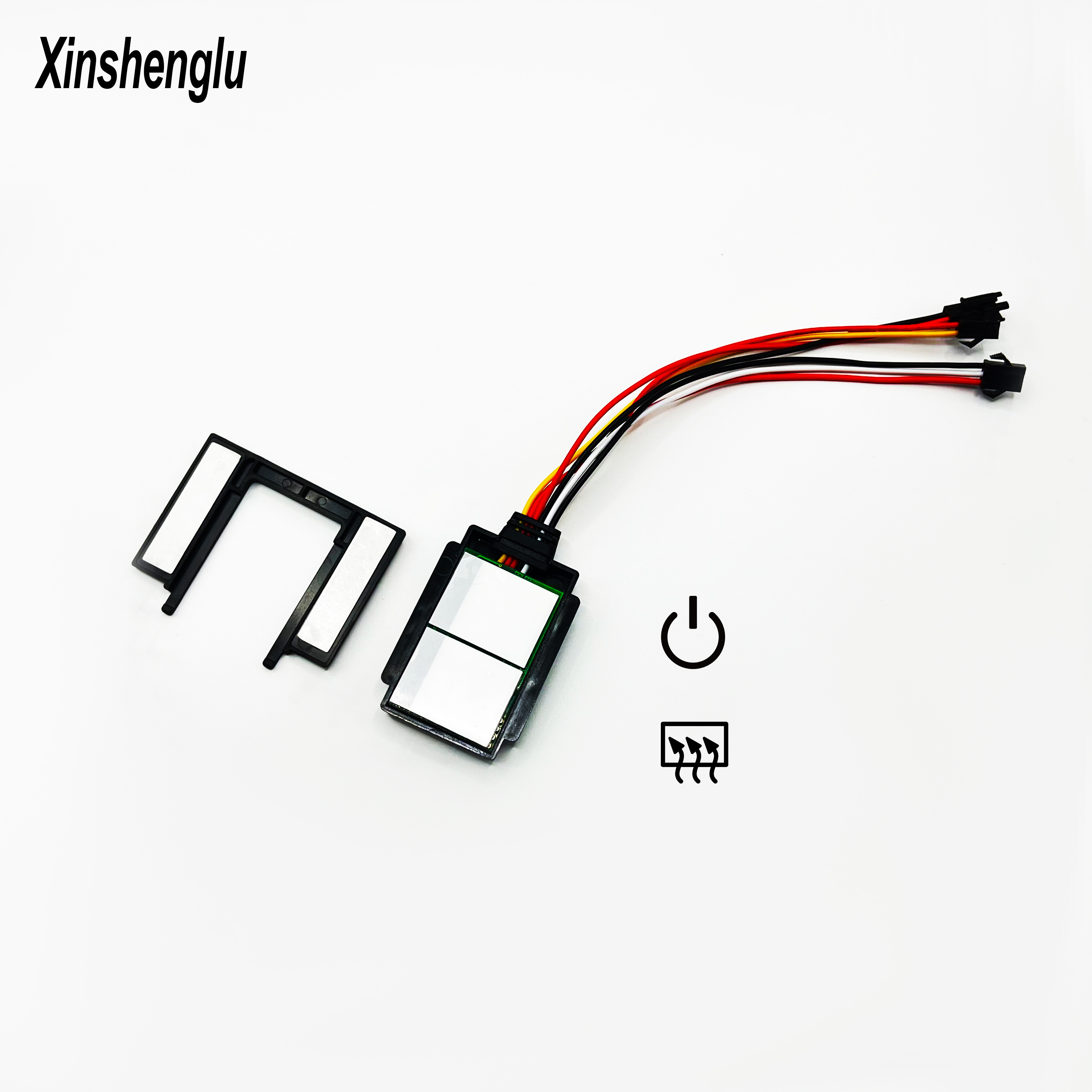 Customized 12v 24v Dual Key Tricolor/Monochrome Mini Touch Switch For Led Bathroom Mirror Light Mirror Blue Touch Sensor Switch