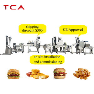 meat pie making machine chicken nugget production line CXJ100