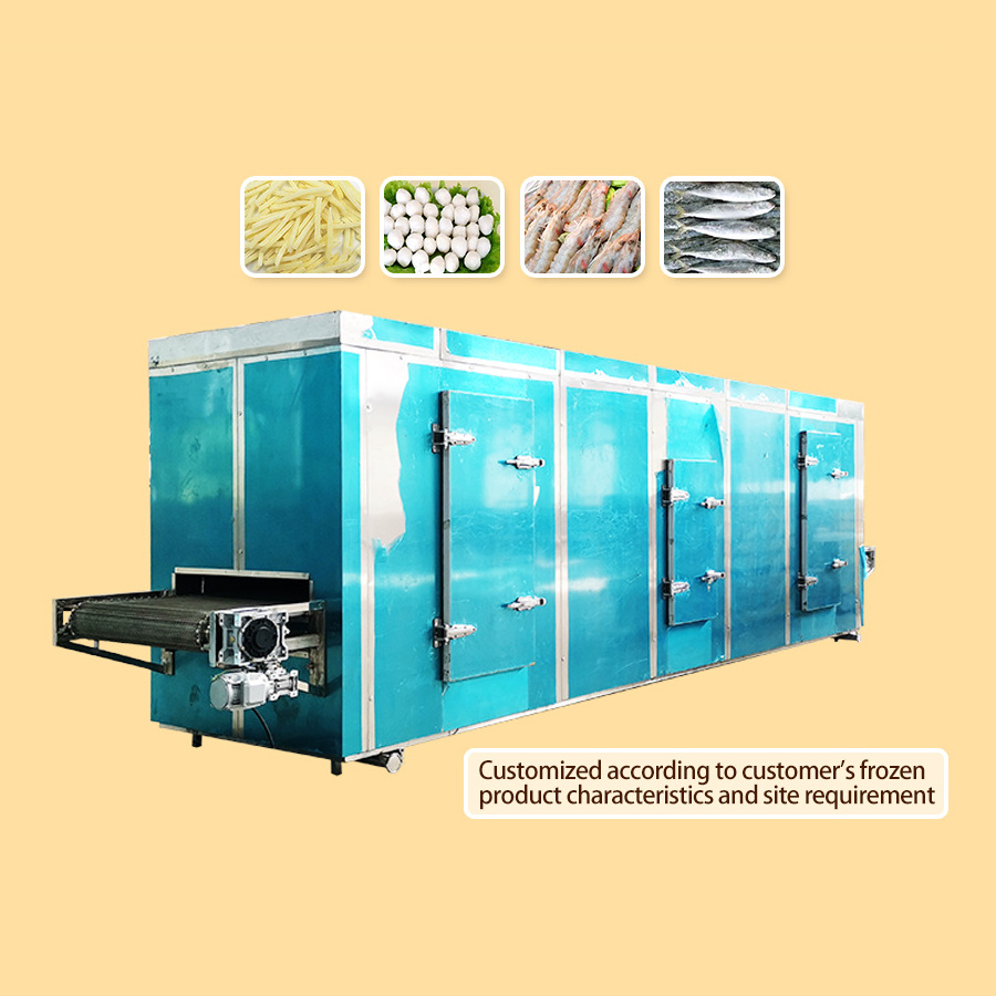 CE approved industrial blast freezers tunnel iqf freezing machine quick freeze ice cream machine