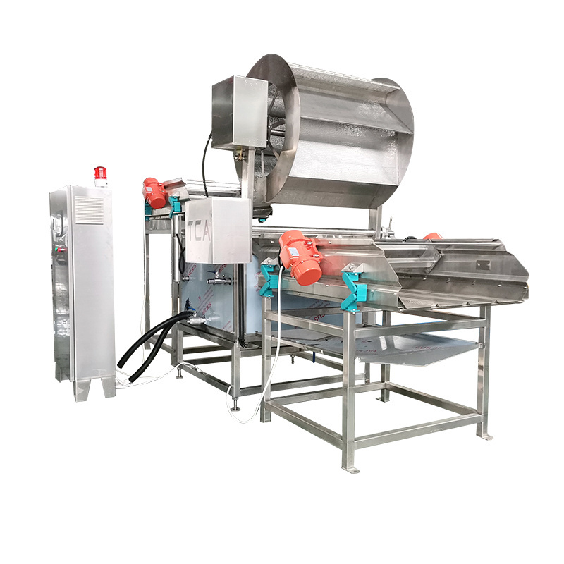 TCA high quality Slanted bar twin screw extruder prices corn chips food making puff snack machine