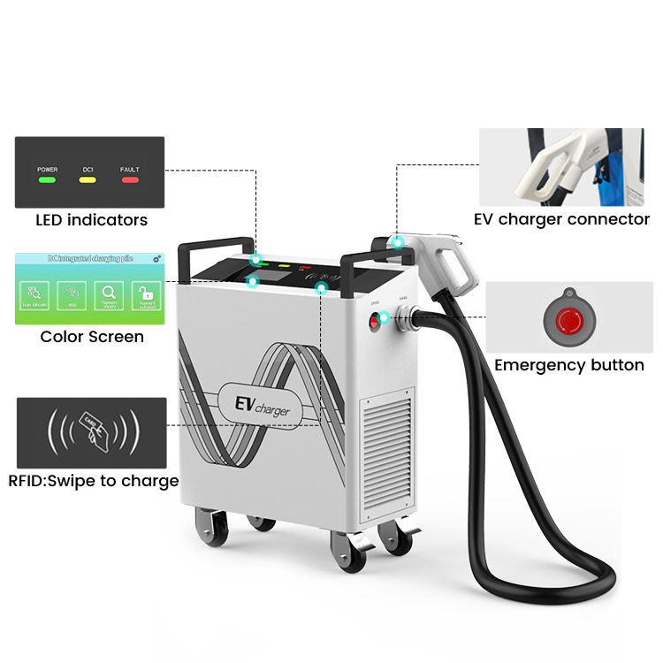 XYDF New Energy Fast Electric Car Charger 20kw 30Kw 40kw GBT/CCS2/CCS1/CHADeMO Dc Ev Charging Station For Electric Car Charge