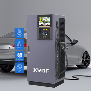 XYDF Custom Logo Charger Solar Dc Type Floor-standing charging pile Ev Electric Car Charging Station 60kw 80kw Charging Station