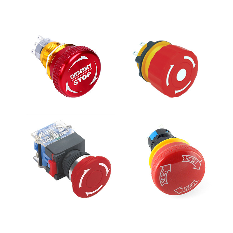 Multiple types E-stop button Emergency Stop Switch  Safety Distress emergency stop Push Button Switch