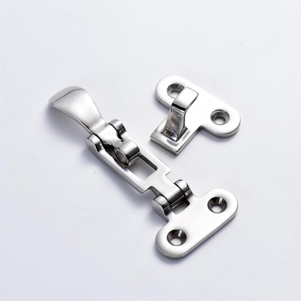 Marine Hatch Hardware Boat Anti-Rattle Latch 316 Stainless Steel Lockable Hold Down Clamp Latch