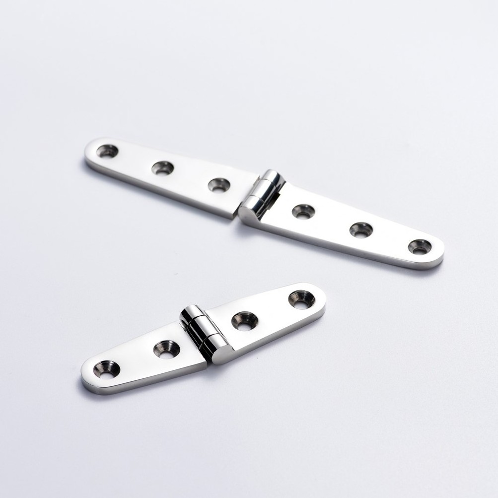 More popular 316 stainless steel marine hardware door casting hinge for marine