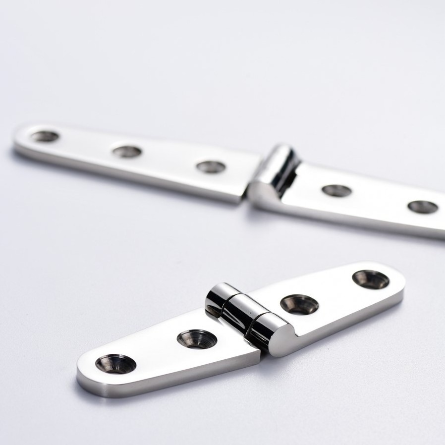 More popular 316 stainless steel marine hardware door casting hinge for marine