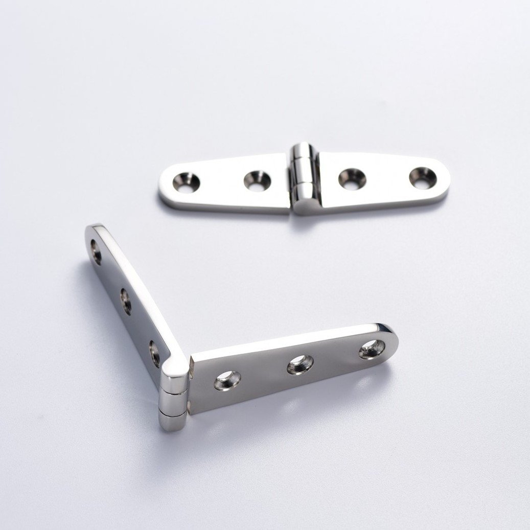 More popular 316 stainless steel marine hardware door casting hinge for marine